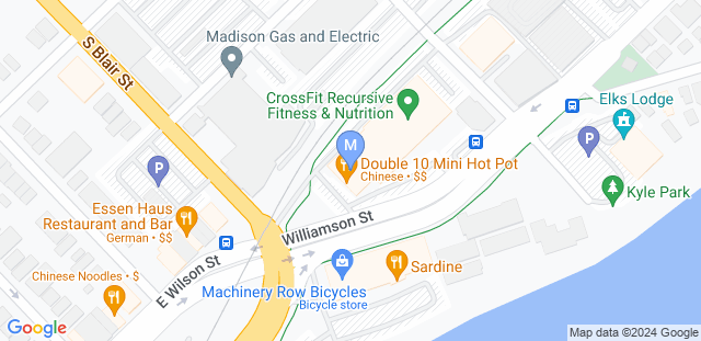 Map to Madison Judo